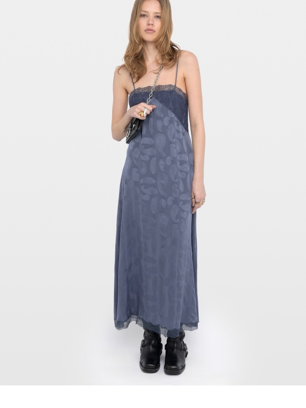 NWT Zadig & Voltaire Silk Dress Size M - Picture 7 of 8